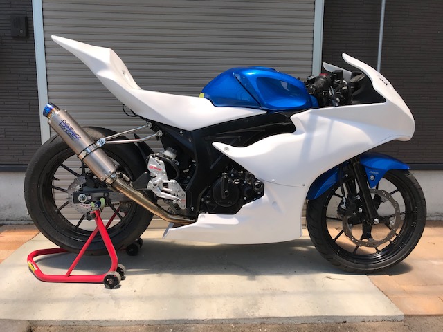 GSX-R125レーシングカウル | FRP Takezo online shop