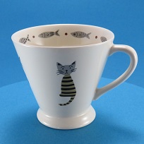 ATSUKO MATANO マグカップ Cat & Fish | 陶磁器専門店 布佐陶芸