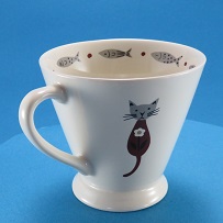 ATSUKO MATANO マグカップ Cat & Fish | 陶磁器専門店 布佐陶芸