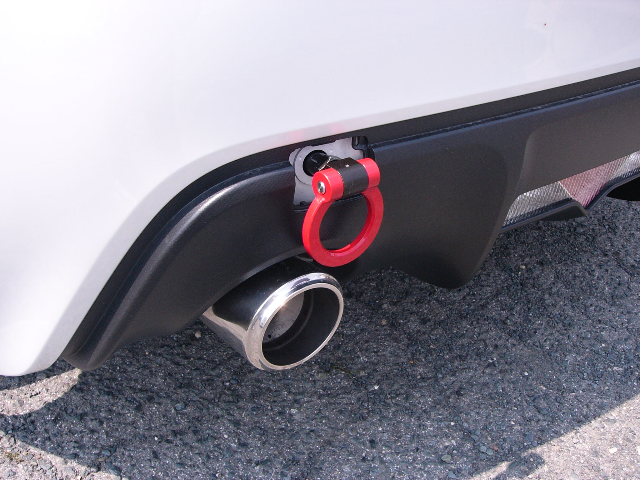 GarageKM1 牽引フック メッキ加工 フロント・リア美品