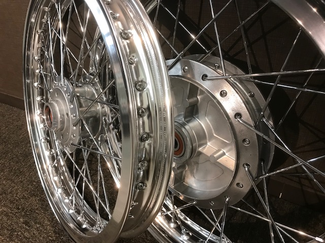 綺麗クローム仕上げ 5スポークホイール 10インチ クローム仕上げ 5スポークホイール 10インチ 綺麗クローム仕上げ 5