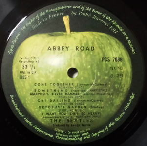 THE BEATLES / ABBEY ROAD UK盤 | ぶるうばあどRecords