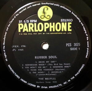 比LP The Beatles Rubber Soul フィリピン盤 ステレオ THE BEATLES / RUBBER SOUL フィリピン盤 | ぶるうばあどRecords