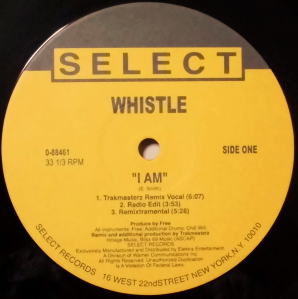 Whistle I AM 12インチ マキシシングル レコード WHISTLE / I AM | ぶるうばあどRecords