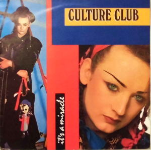 CULTURE CLUB / It's A Miracle 赤茶系マルチ・カラー・レコード