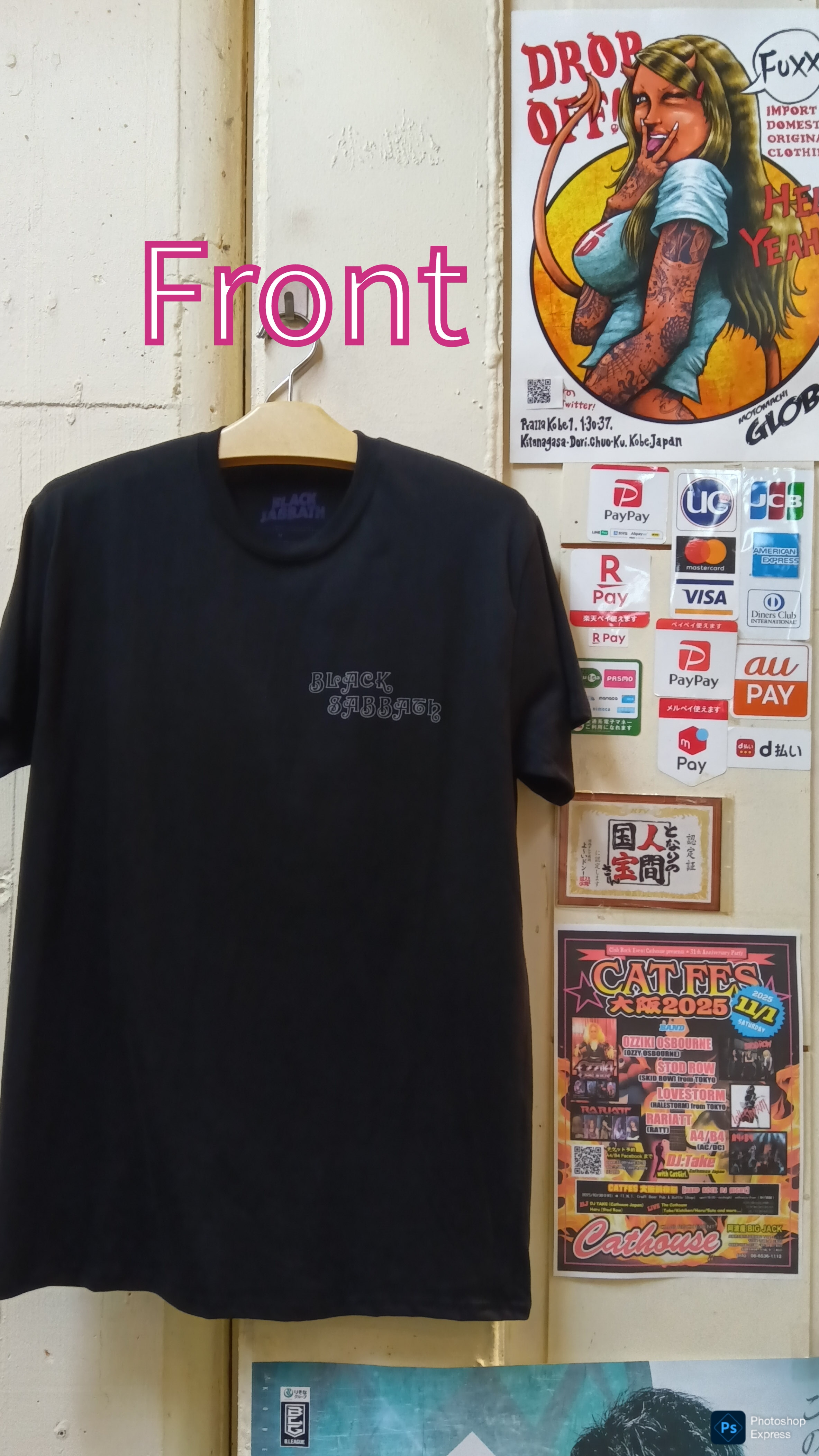 BLACK SABBATH,正規商品,Debut Album,Front＆BackPrint,ブラックサバス