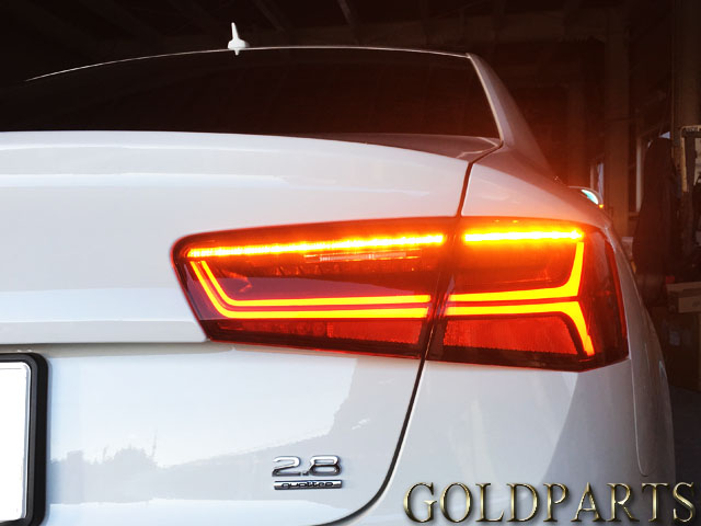 正規品】AUDI A6/S6 C7系 セダン 現行スタイル ファイバーLEDテール | GOLD PARTS