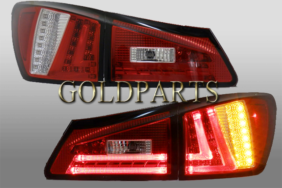LEXUS IS250 現行ルック ファイバーLEDテール | GOLD PARTS