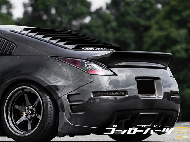 Z33 フェアレディZ　　ＬＥＤテール　インナーブラック　サイドマーカー点灯 ユーロ テール ランプ クローム インナー クリスタル レンズ Z33