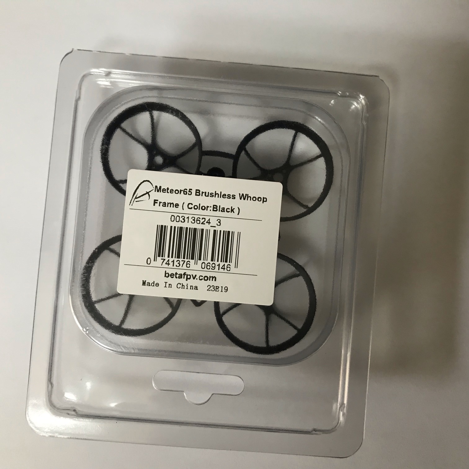 BETA FPV Meteor65 Micro Brushiless Whoop Frame Black - GOLD STONE PRODUCTS
