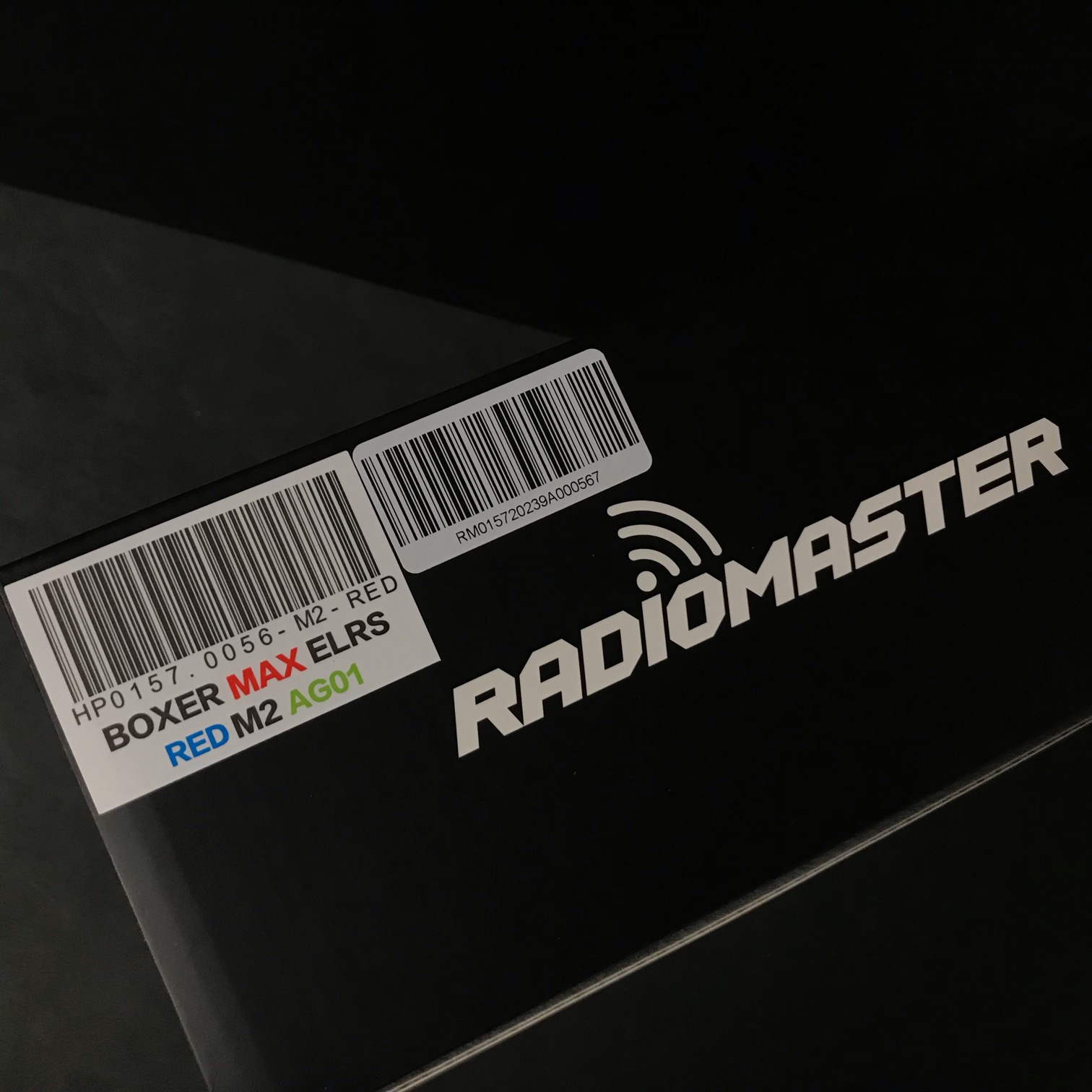 RADiOMASTER BOXER MAX ELRS AG01 モ-ド2 RED 6200mAh 2S LIPO付属