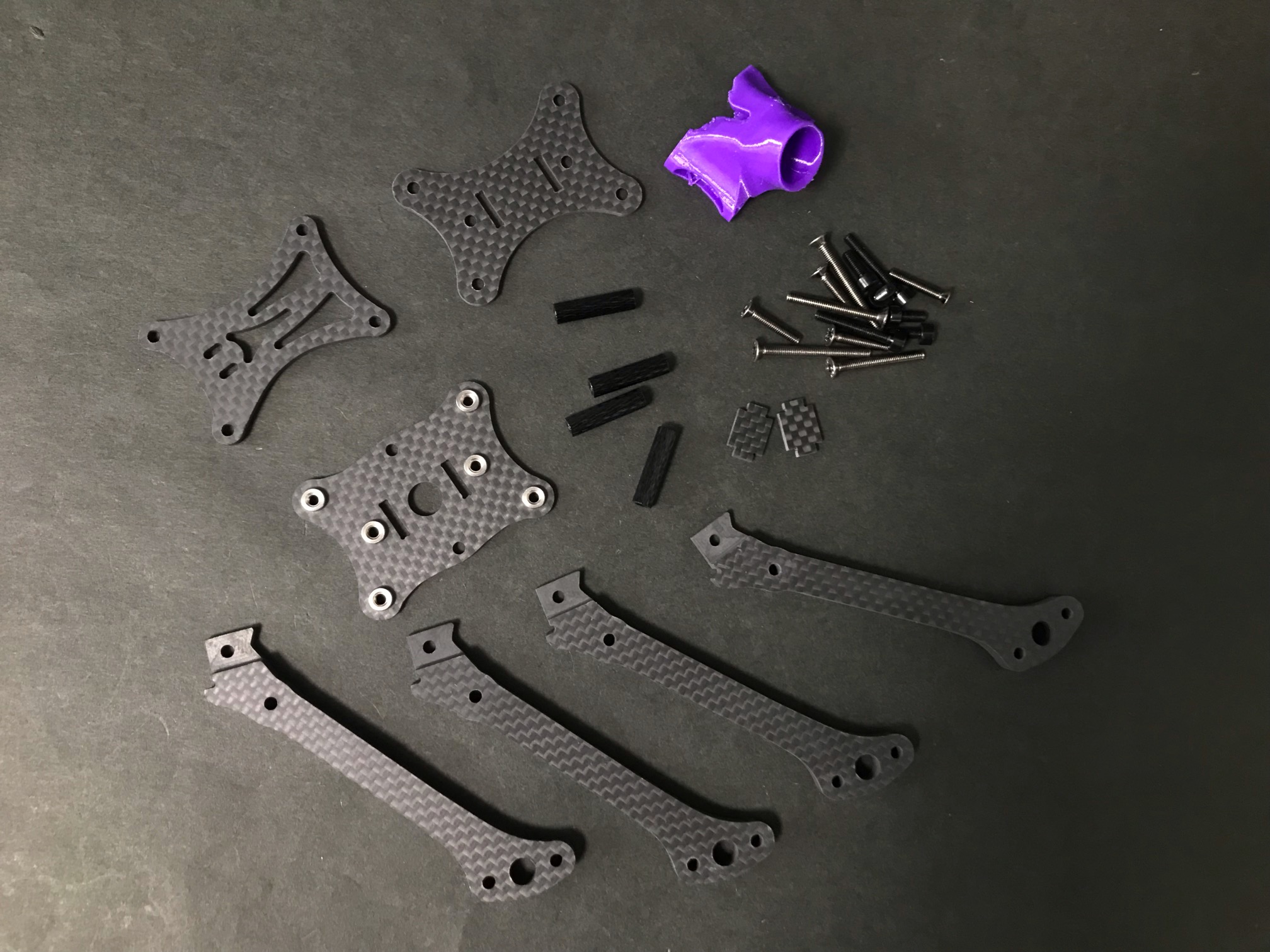 KRONOS - ULTRALIGHT RACING FRAME MCK Edition (Rotated Stack) FOXEER 50 ...