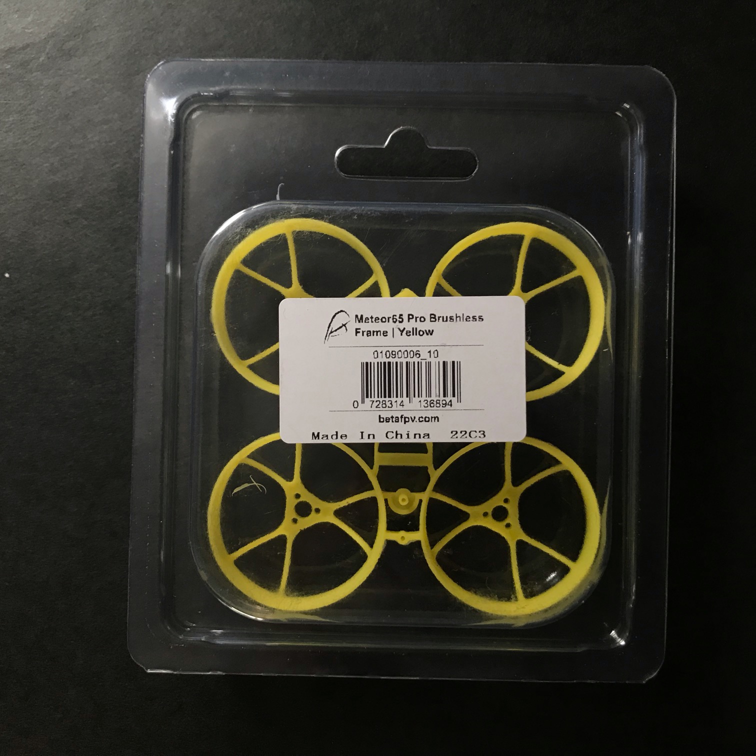 BETAFPV meteor65 pro frame Yellow GS Version - GOLD STONE PRODUCTS