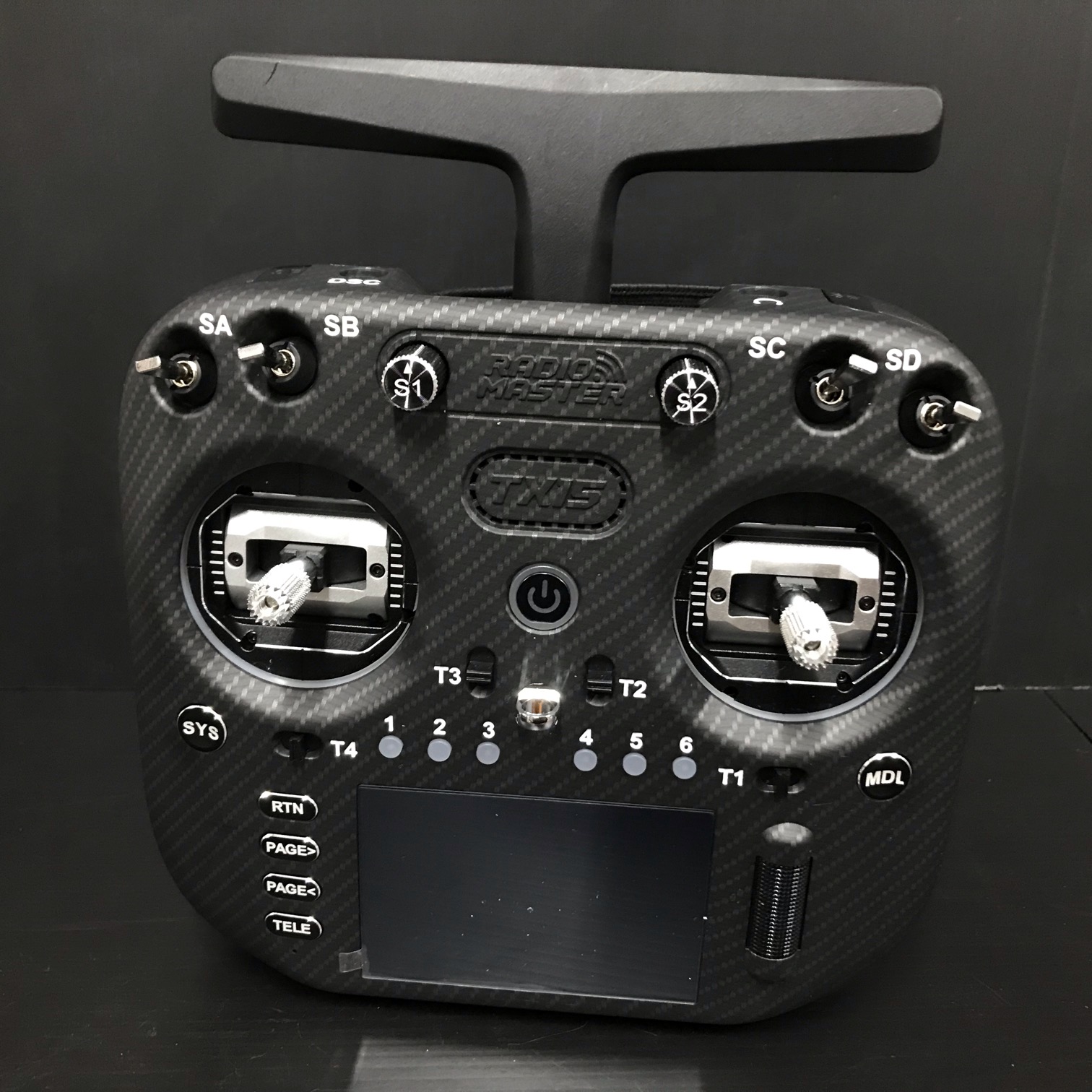 RADIOMASTER TX15 Max Radio Controller ELRS モ－ド2 AG02 BLACK