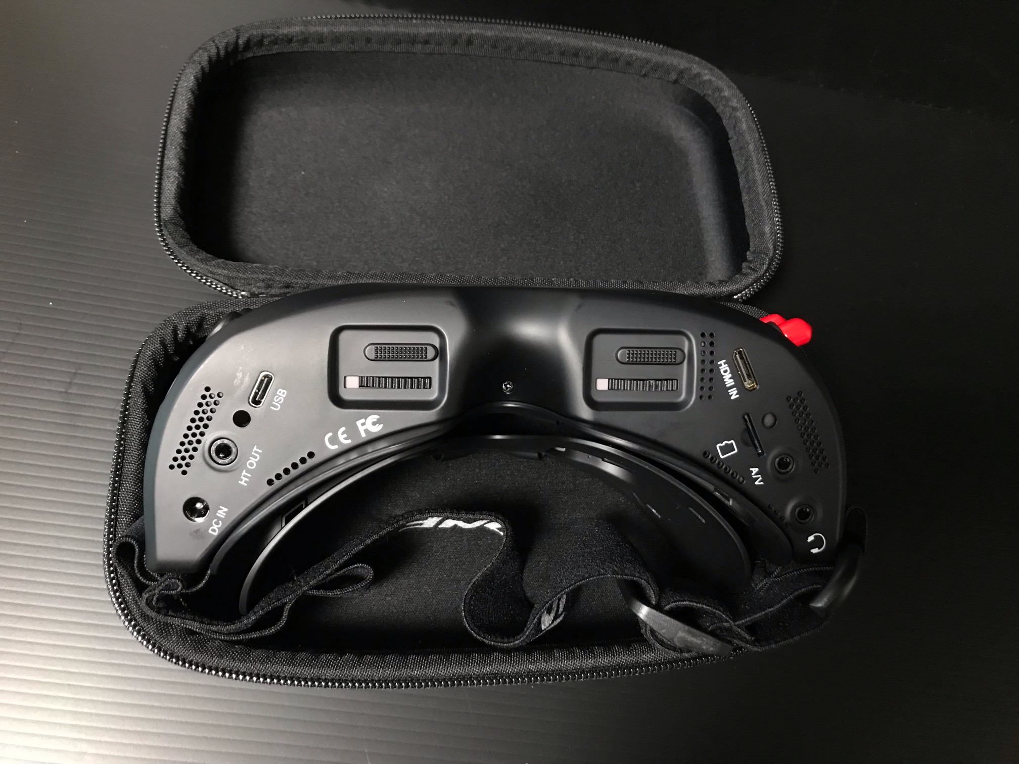 SKYZONE 04X PRO Goggles BLACK - GOLD STONE PRODUCTS