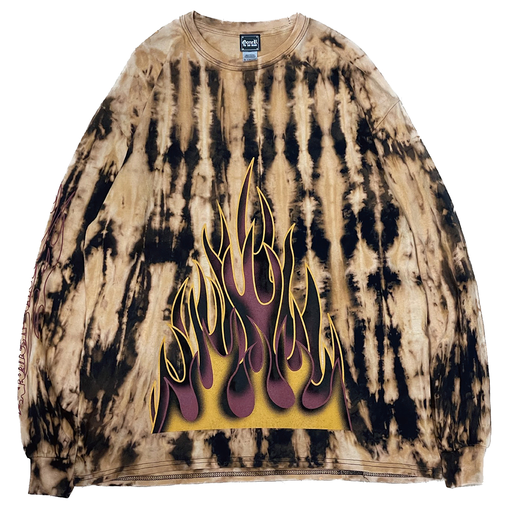 Bleach Fire Pattern L/S T-Sirts | GoneR