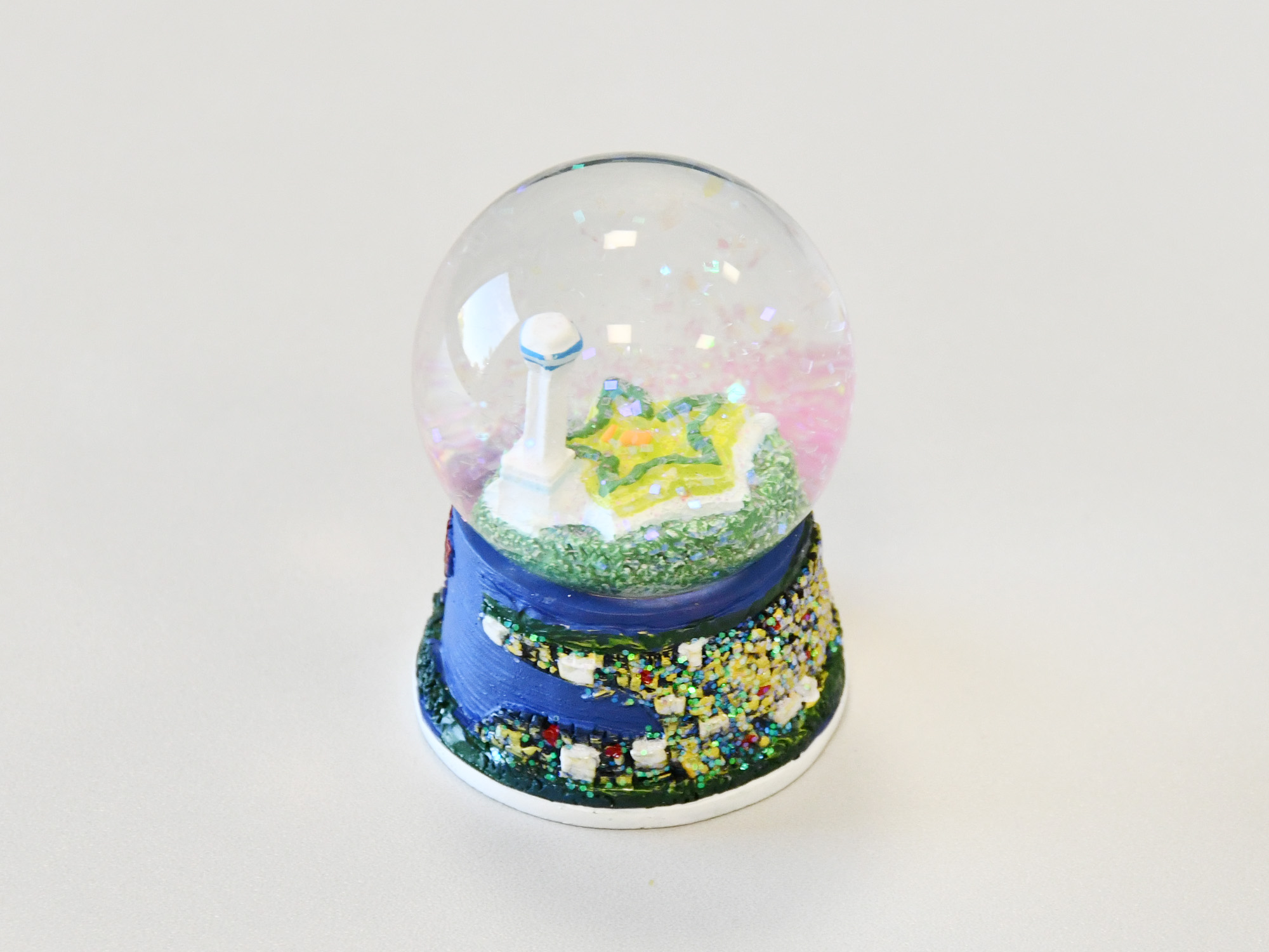 五稜郭タワー限定】スノードーム（ピンク） | 五稜郭タワー