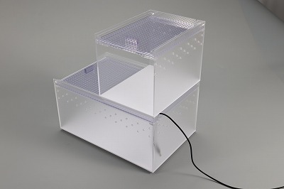 ハチクラ監修 プレミアムレプタイルケース 200×150×150mmサイズ
