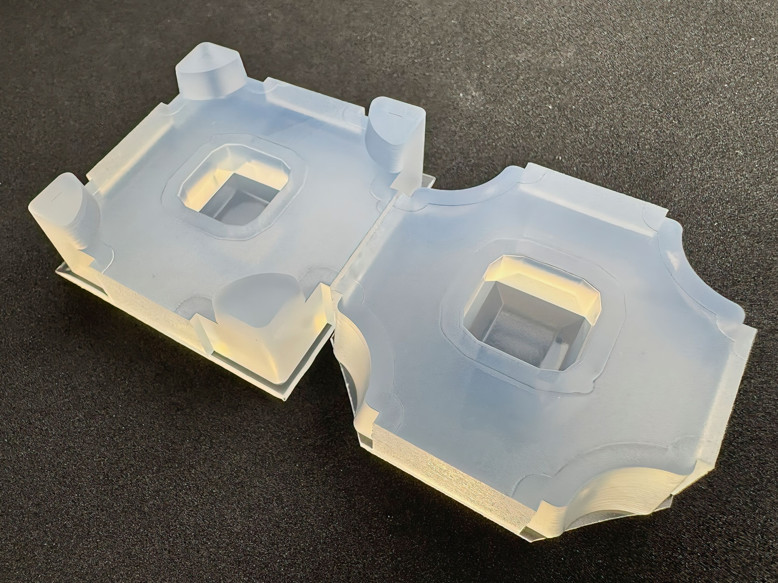 モールド（4枚） 15「カットキューブ」レジン用モールド | ハンドメイドらぼ