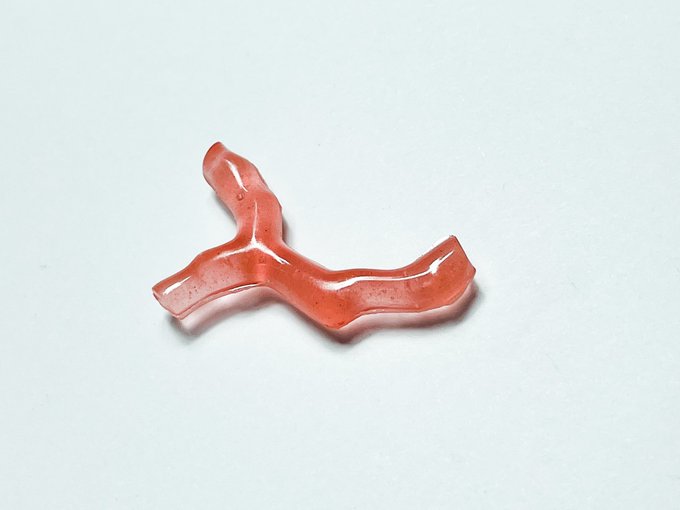 専用‼️ 珊瑚　パーツ　材料 サンゴ（珊瑚） 連販売 真紅 枝輪切り 約13×4mm（染色