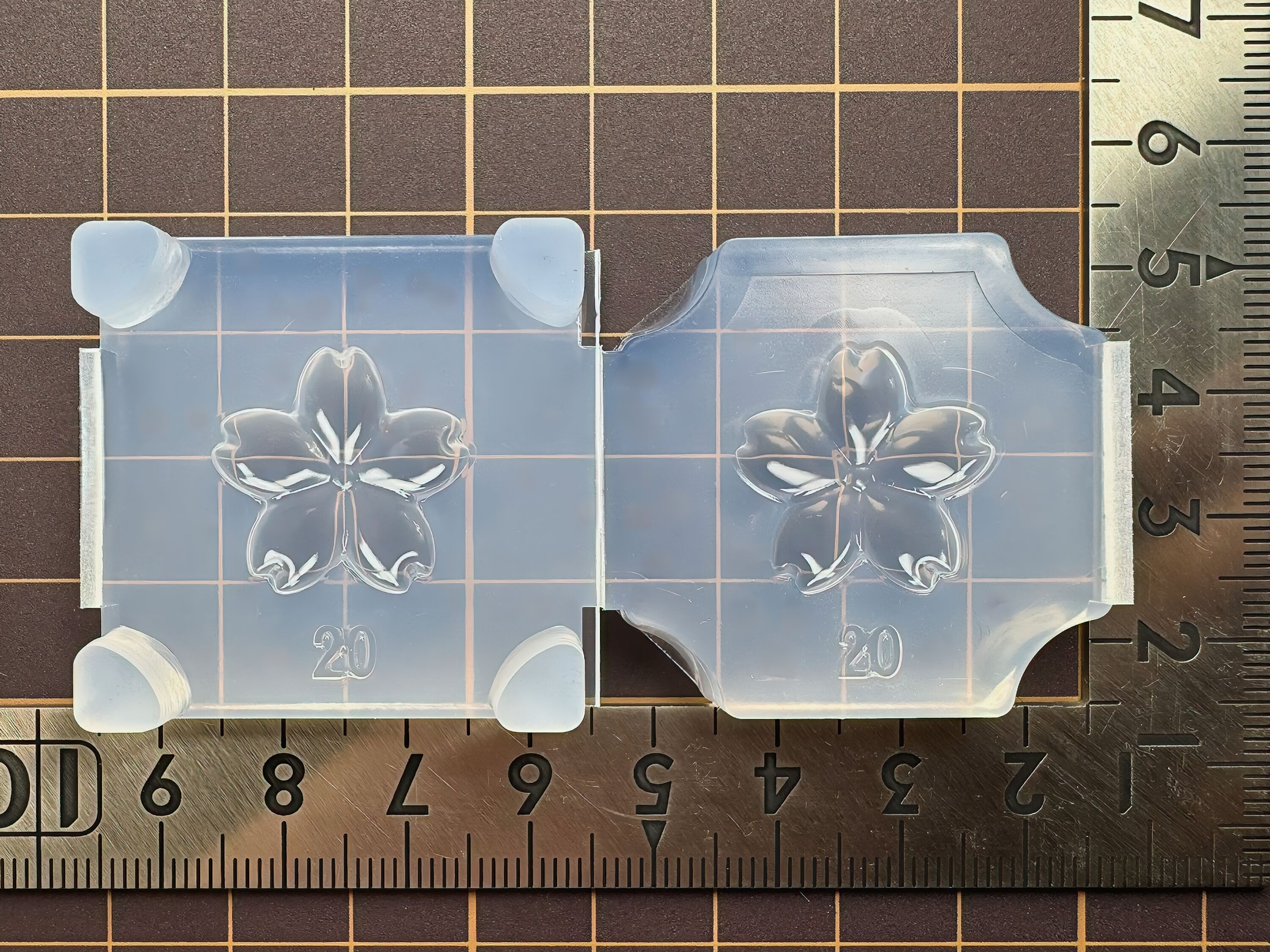 20「ぷっくり桜」レジン用モールド | ハンドメイドらぼ