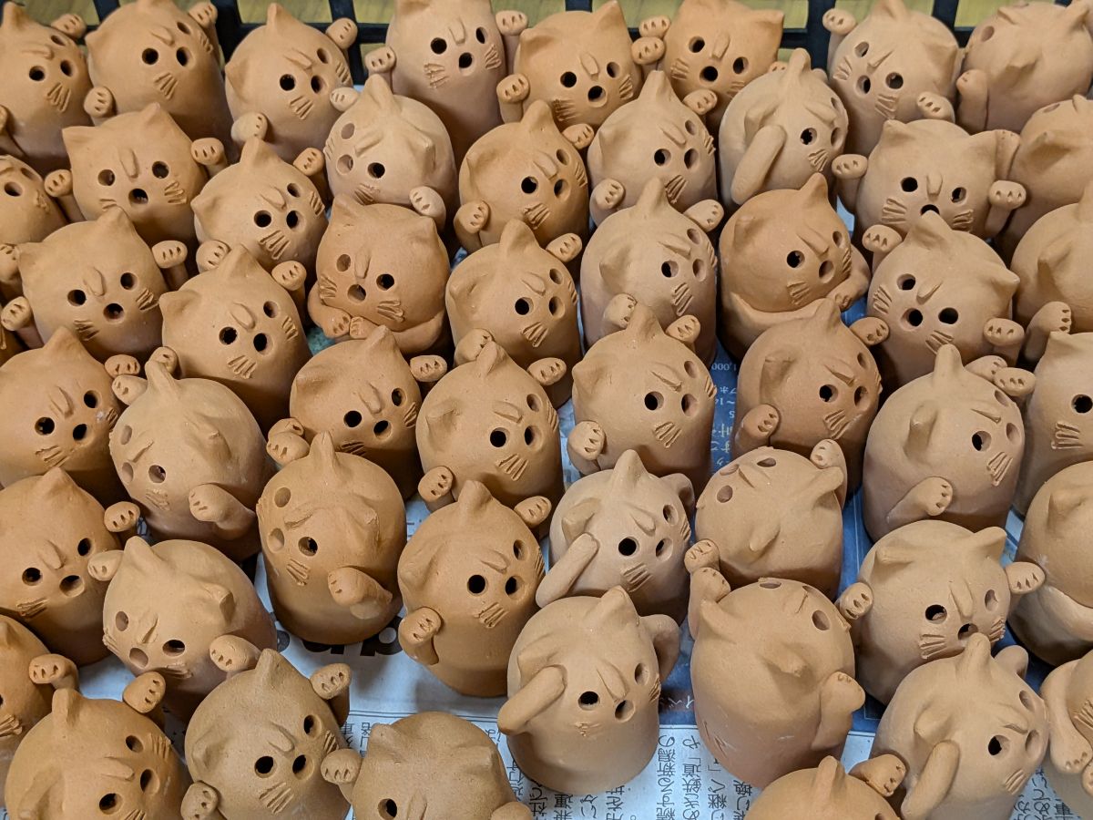 開運 ねこはにわ 猫埴輪 おねがいタイプ | はにわ処さかもと商店
