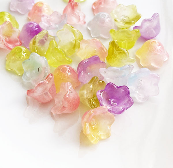 ♪607❤️ 鈴蘭スズランパールガラスビーズマスクチェーンメガネチェーン