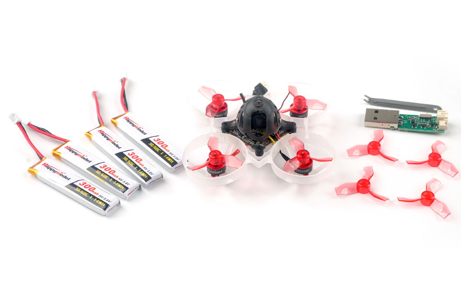 Tiny Whoop マイクロドローン 本体 + 電池 おまけ付き Tiny