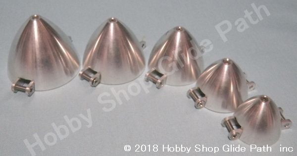 3枚プロペラ用　アルミスピンナー 45mm 3枚刃のアルミ合金プロペラスピナー,32-114mm(1.25-4.5インチ) rc