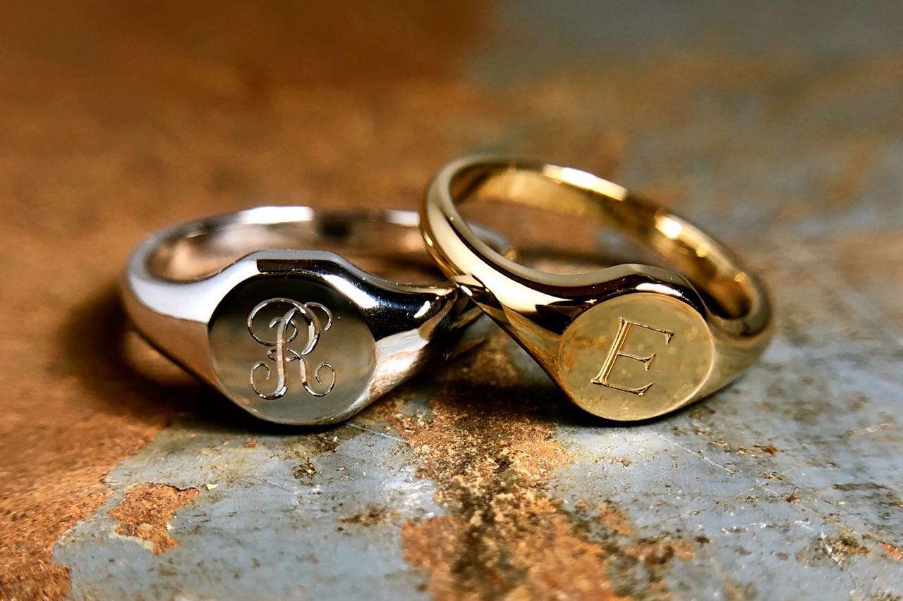 ROUND SIGNET RING (Large) | HYRON WORKS