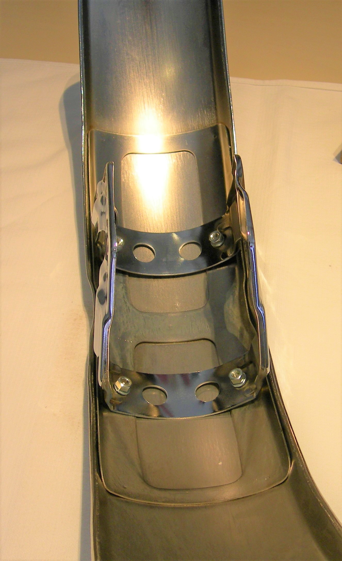 KH250 400フロントフェンダー 18インチ用 フロント フェンダー メッキ Z400FX Z750FX 350SS