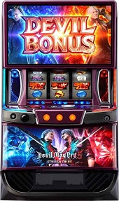 送料無料　デビルメイクライ5 中古　ボリューム付　コイン不要機OP アデリオン スマスロ デビル メイ クライ 5 スタイリッシュ
