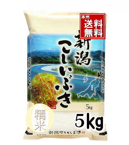 Amazon.co.jp: [精米] 新潟県産 こしいぶき 5kg 白米 新潟辰巳屋