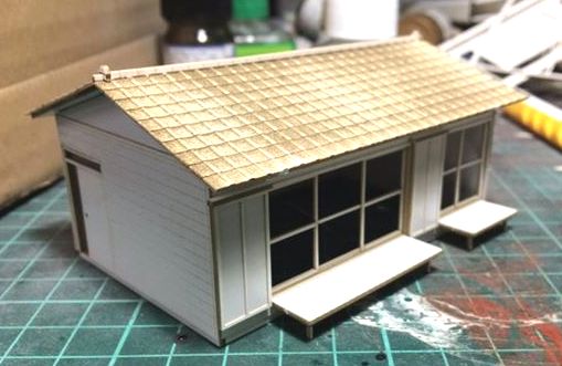 家模型 こちらは売却済です 2161＞商家 切妻｜ストラクチャーキット｜Nゲージ鉄道模型のグリーン