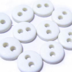 ミニボタン6ミリ（白） | IVORY Materials Shop