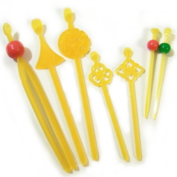 mimi かんざし つまみ細工 バチ型かんざし ホワイト小枝 - MU-ra.kanzashi