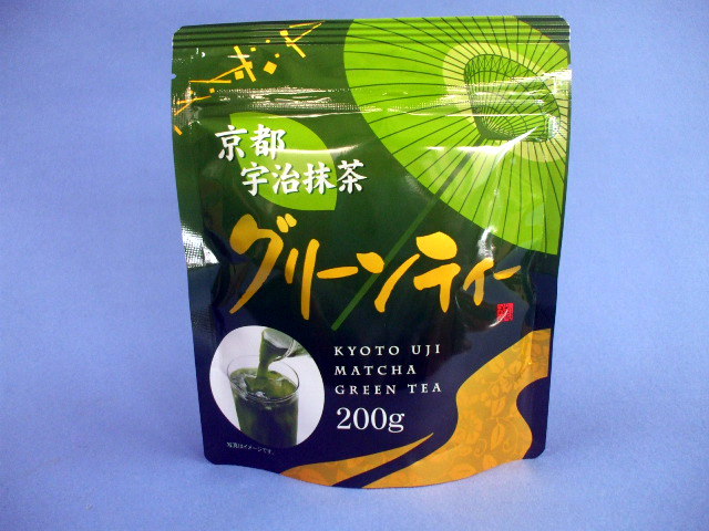 京都宇治抹茶 グリーンティー 200g | お茶の岩間園オンラインショップ