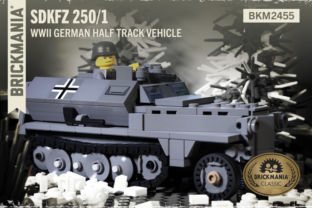 WWII ドイツ軍 SdKfz 250/1 ハーフトラック ビークル Classic Series