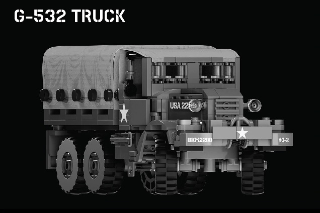 アメリカ軍 G-532 トラック - 7 1/2 Ton 6x6 | MOMCOM
