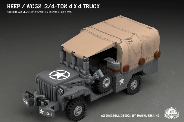 brickmania製アメリカ軍М35カーゴトラック　バトルセット brickmania製アメリカ軍М35カーゴトラック バトルセット brickmania製