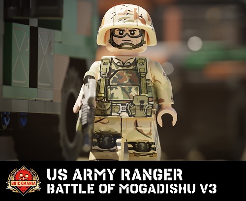 brickmania製アメリカ軍HUMVEEレンジャー部隊使用 brickmania製