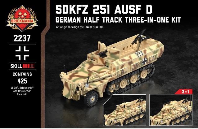 ドイツ軍SDKFZ 251Ausf D－ハーフ トラック スリー・イン・ワン | MOMCOM