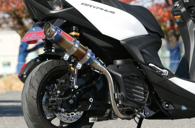 シグナス グリファス GP-R STDチタン マフラー K2-tec シグナス グリファス／CYGNUS GRYPHUS マフラー本体