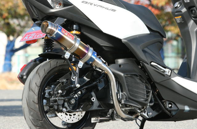 K2tec(ケイツーテック) バイク マフラー カスタムマフラー GPスタイル STDチタンサイレンサー S6 520mm/φ100/60.5/ バンド止めタイプ gpss6-52t6b6 K2tec(ケイツーテック) バイク マフラー カスタムマフラー GPスタイル