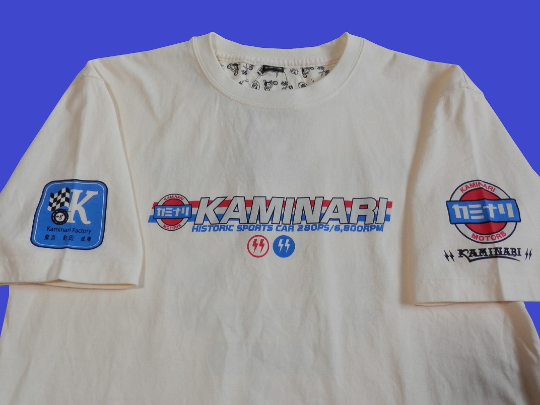 カミナリモータース　Tシャツ 2枚セット　KmT-202 カミナリモータース tシャツ GT R32 半袖Tシャツ KMT-202 雷
