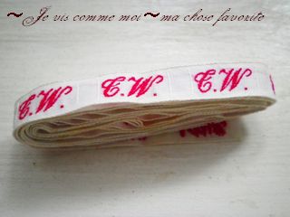 アンティーク*イニシャルテープ (TW)箱なし | ～Je vis comme moi～ma
