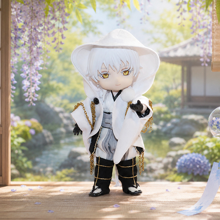 鶴丸国永戦闘服 オビツ11、ねんどろいどどーるサイズ クリックポスト