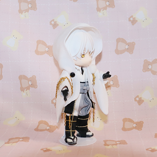 鶴丸国永戦闘服 オビツ11、ねんどろいどどーるサイズ クリックポスト