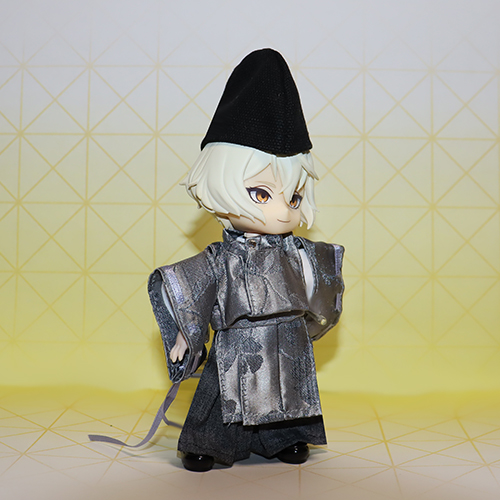 切り袴の狩衣濃灰 オビツ11、ねんどろいどどーるサイズ | 唐糸屋
