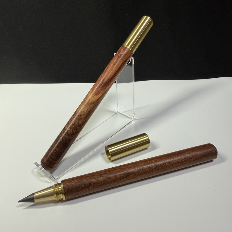 川窪万年筆、絶版、パープルハート パープルハートシャープペンシル 芯0.5㎜ Shape ウッド